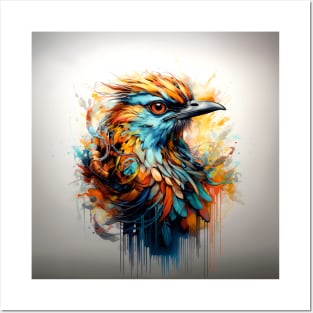 Colourful Phoenix Bird Posters and Art